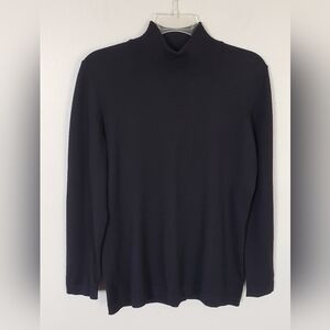 Escada Women's Long Sleeve Mock Neck 100% Wool Sweater Size 36